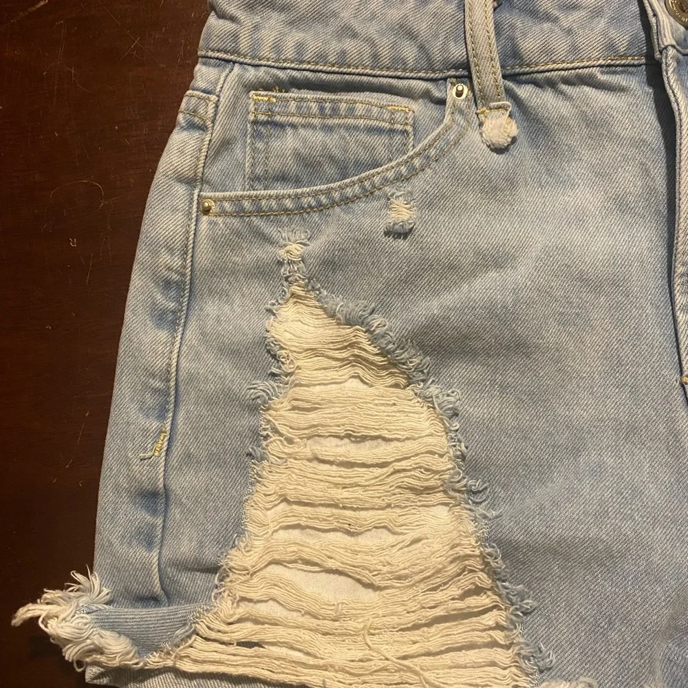 Womens Special A Los Angeles Denim Jean Shorts Size 28